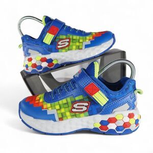 Skechers Mega Craft 2.0 Colorful Sneakers Youth 1 Blue‎ Multicolor 402204L